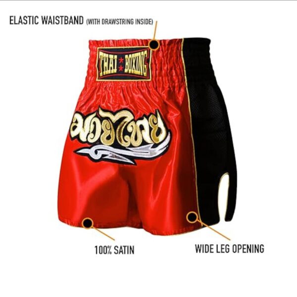 Muay Thai Shorts | Muay Thai Shorts Men & Women | Muay Thai Boxing Shorts - Image 4